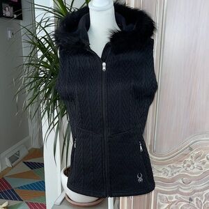 Spyder Women's Major Hoody Cable Core Sweater Vest